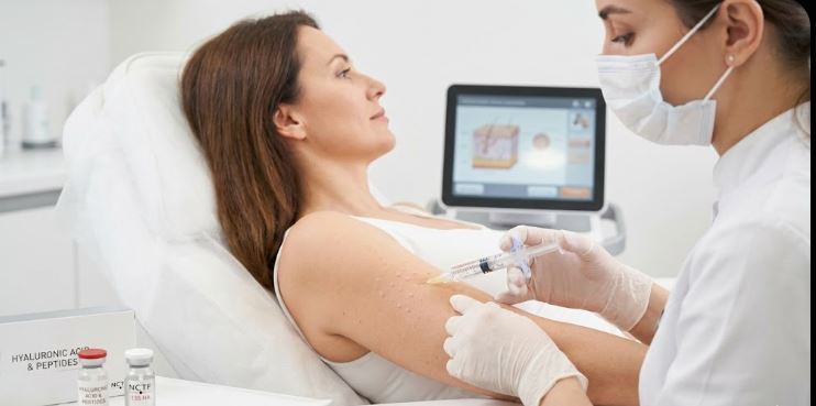 Мезотерапия внутренней стороны рук